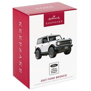 New! 2021 Ford Bronco Hallmark Keepsake Christmas Ornament Truck SUV Car